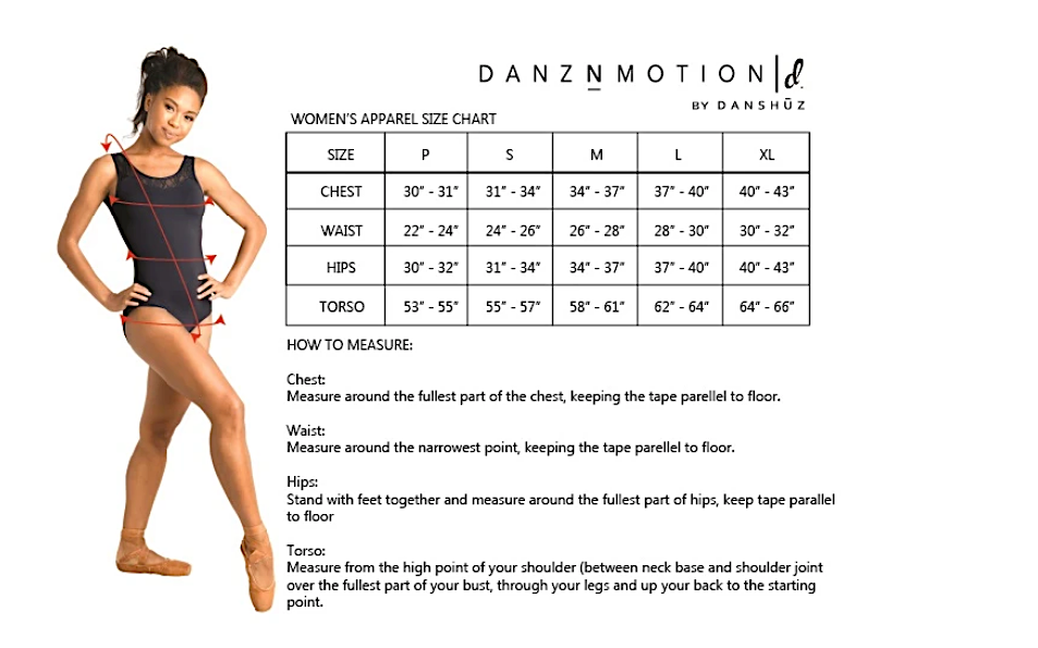 Danshuz 26115A-Tank Leotard With Pleating