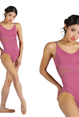 Danshuz 21100A-Cami Leotard Adjustable Straps Shelf Bra Removable Cups