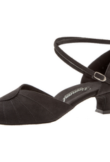 Diamant 027-011-335-Ballroom Shoes 1.5" Suede Sole Microfiber Black