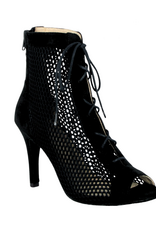 Merlet ROXY-1111-001-Soulier de Danse 3" Stiletto Semelle Suede Velours Synthétique Noir