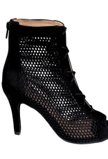 Merlet ROXY-1111-001-Soulier de Danse 3" Stiletto Semelle Suede Velours Synthétique Noir