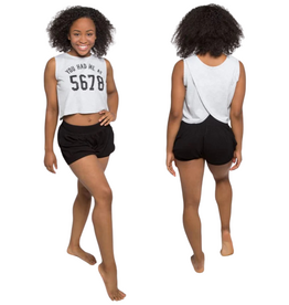 Sugar & Bruno D6608-Bubble Shorts Black