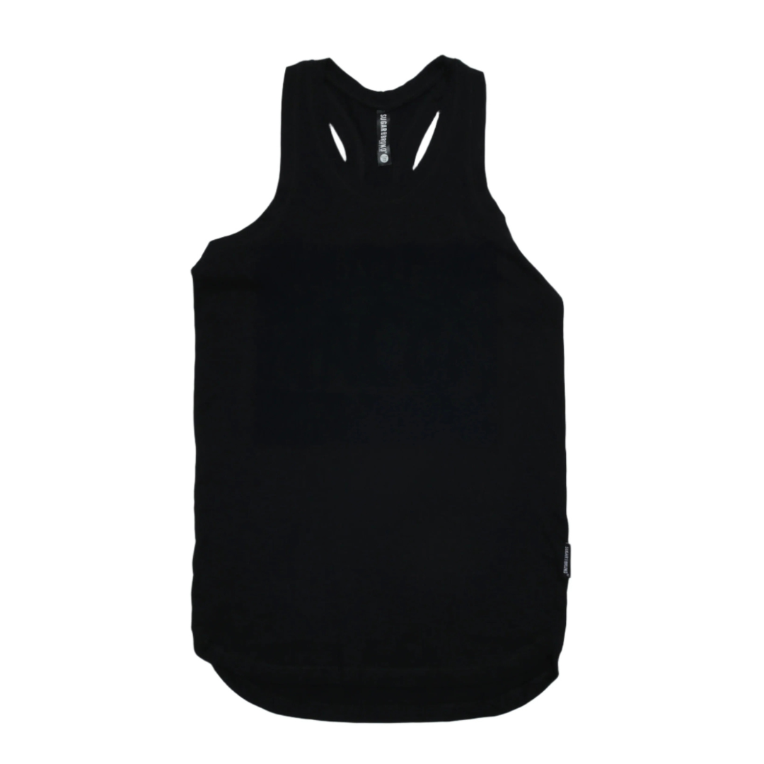 Sugar & Bruno K08-Racerback Tank-BLACK