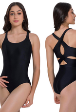 SoDanca BY72-Val Leotard Bretelle Larges Dos Ouvert
