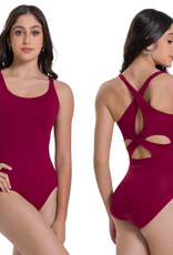 SoDanca BY72-Val Leotard Bretelle Larges Dos Ouvert