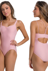 SoDanca BY73-Yohana Leotard à Bretelles Fines Col en V