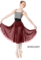 Lulli Dancewear LUB267-Emilia Mesh Long Sheer Skirt