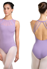 Lulli Dancewear LUB704-Gigi Leotard Col Montant-NOIR