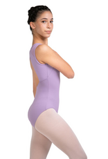 Lulli Dancewear LUB704-Gigi Leotard Col Montant-NOIR