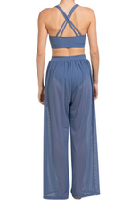 Lulli Dancewear LUB952-Rosie Pantalon Large en Mesh
