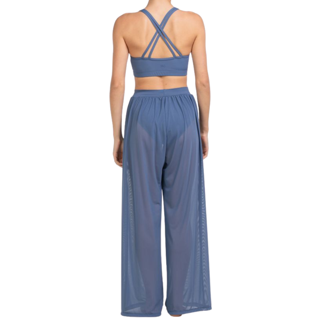 Lulli Dancewear LUB952-Rosie Mesh Wide Leg Pants