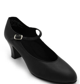 Capezio 650-2" Student Footlight Character Shoe-BLACK