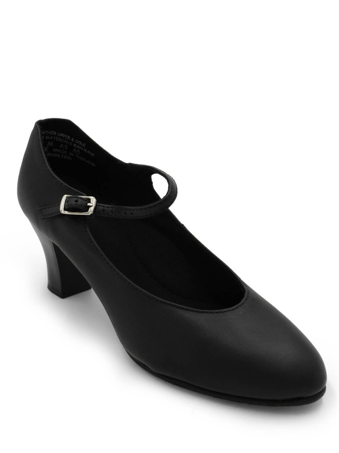 Capezio 650-2" Student Footlight Character Shoe-BLACK