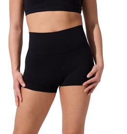 Capezio SE1051W-High Waisted Short-BLACK