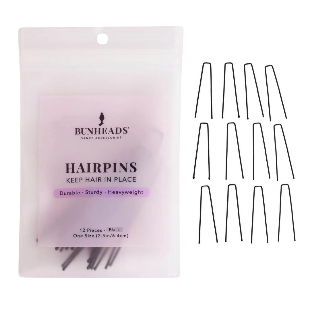 Capezio BH1712-2.5" Hairpins-NOIR
