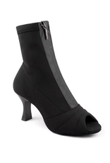 Portdance PD Rita-Chaussure de Danse 2.5" Semelle de Suede Lycra Noir