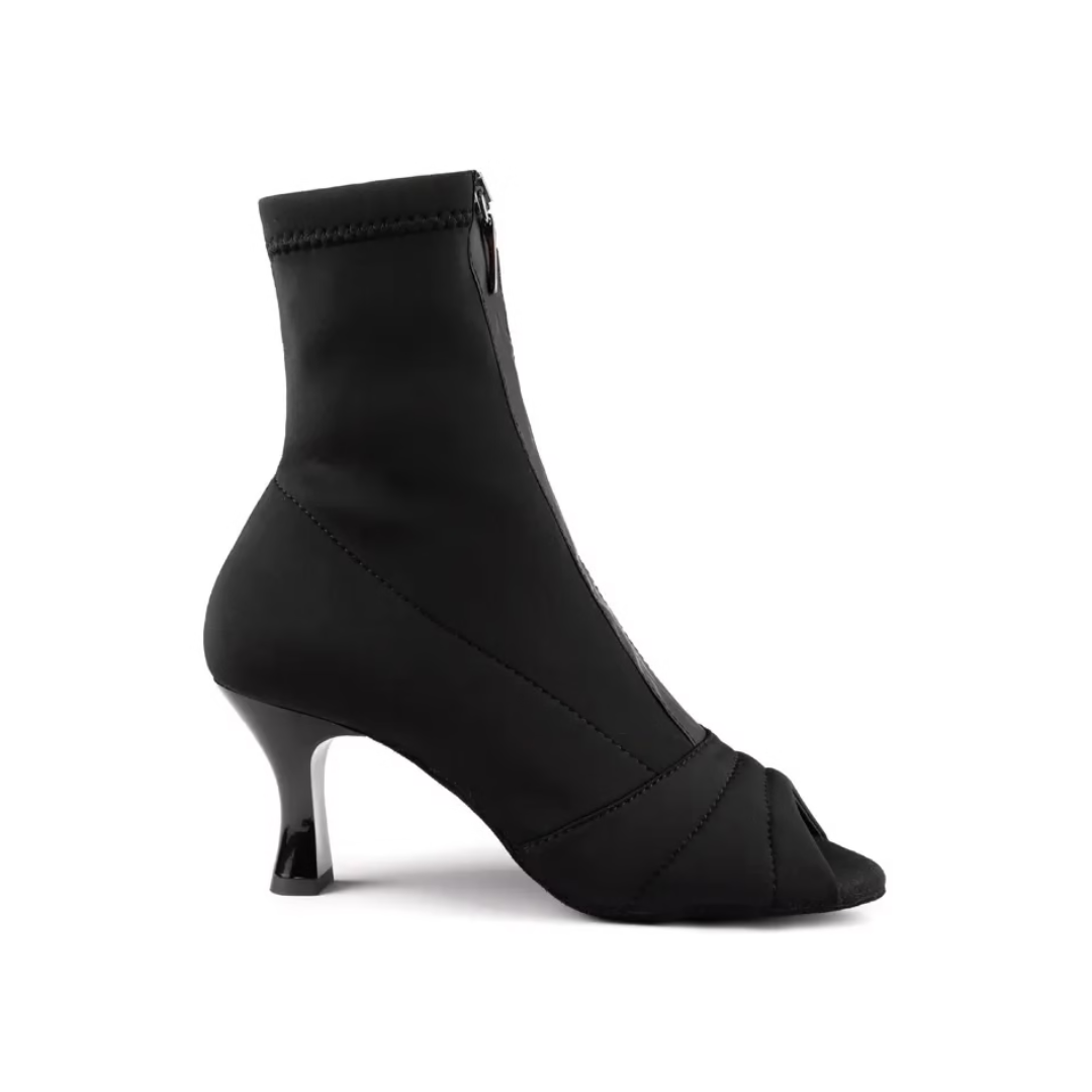 Portdance PD Rita-Ballroom Shoe 2.5" Suede Sole Lycra Black