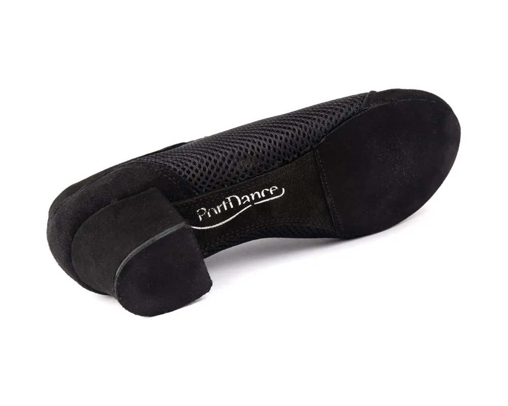 Portdance PD Pluma-Chaussure de Danse Talon Cubain Semelle Suède Nubuck