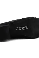 Portdance PD Victor Da Silva-Ballroom Shoes 3/4'' Suede Sole Black Nubuck/Mesh