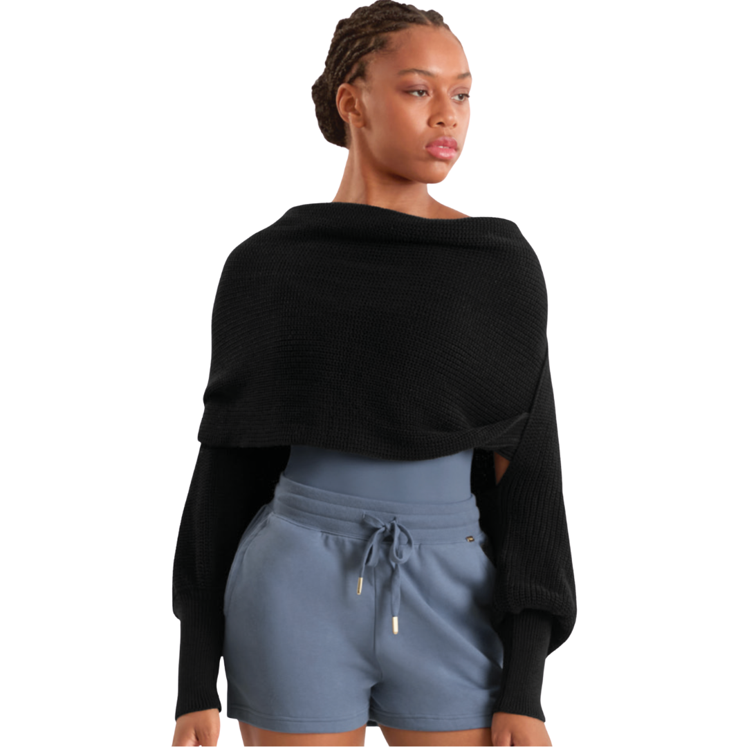 Mirella M30016L-Foulard Réchauffement NOIR