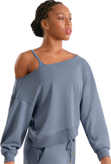 Mirella M30019L-Sweatshirt à Épaules Dénudées