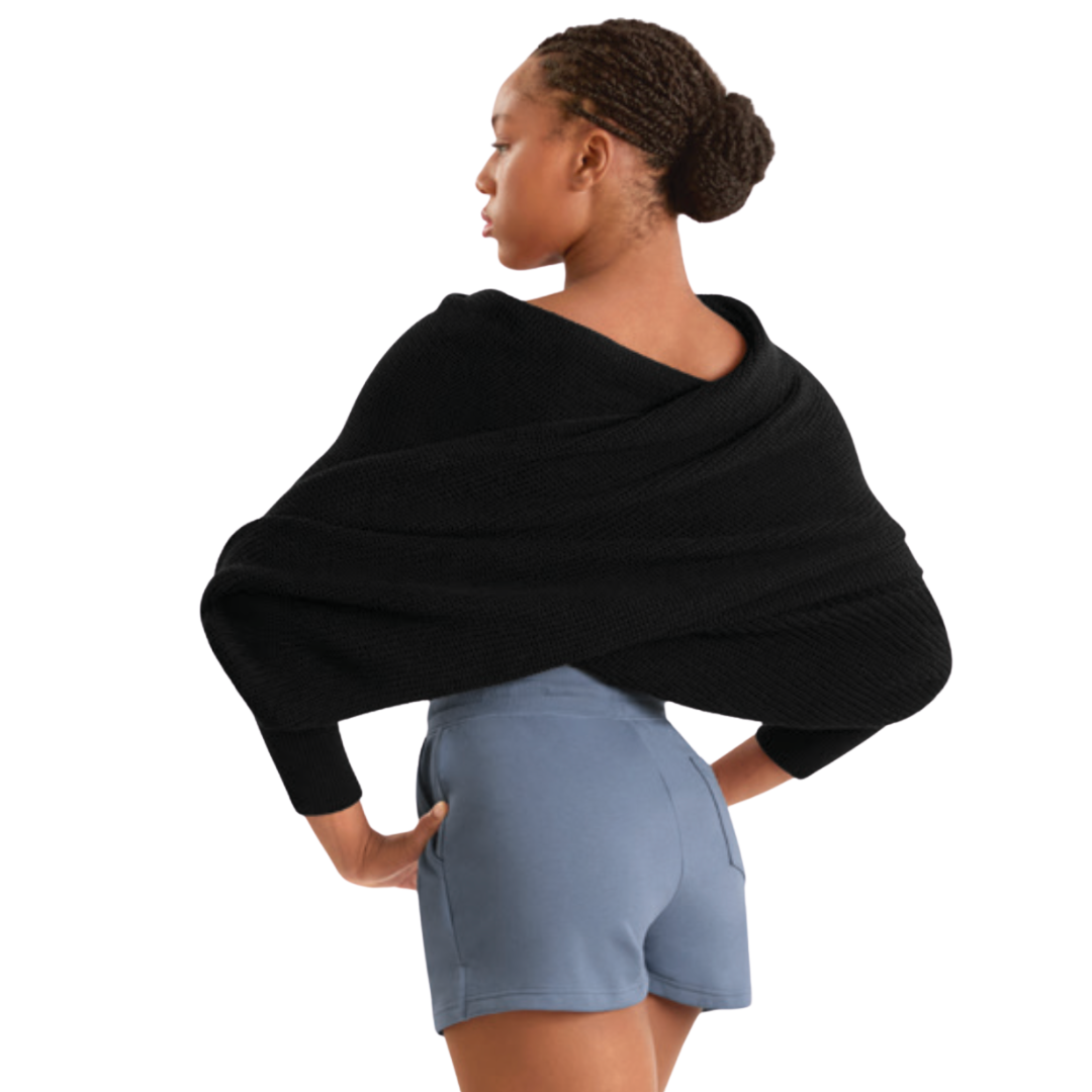 Mirella M30016L-Foulard Réchauffement NOIR