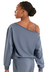 Mirella M30019L-Sweatshirt à Épaules Dénudées