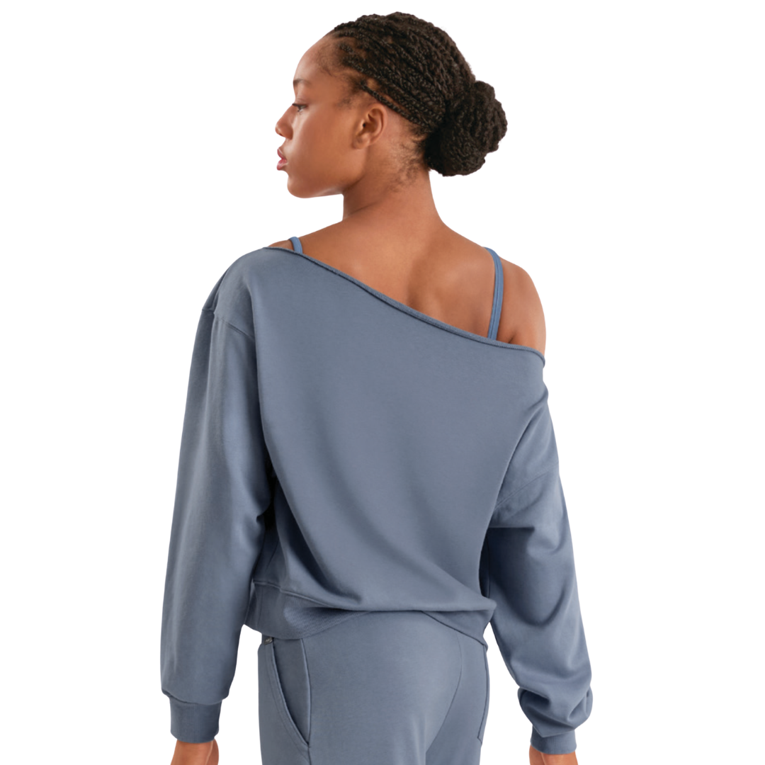 Mirella M30019L-Sweatshirt à Épaules Dénudées