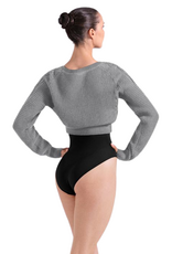 Bloch Z30042-Chandail Court en Maille Torsadée Delilah à Encolure Bateau