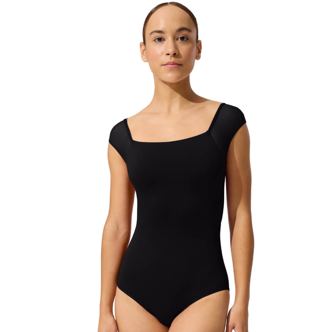 Capezio F12713W-Polyantha Leotard BLACK