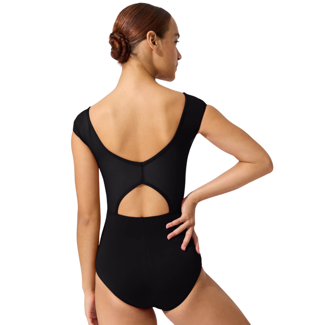 Capezio F12713W-Polyantha Leotard BLACK