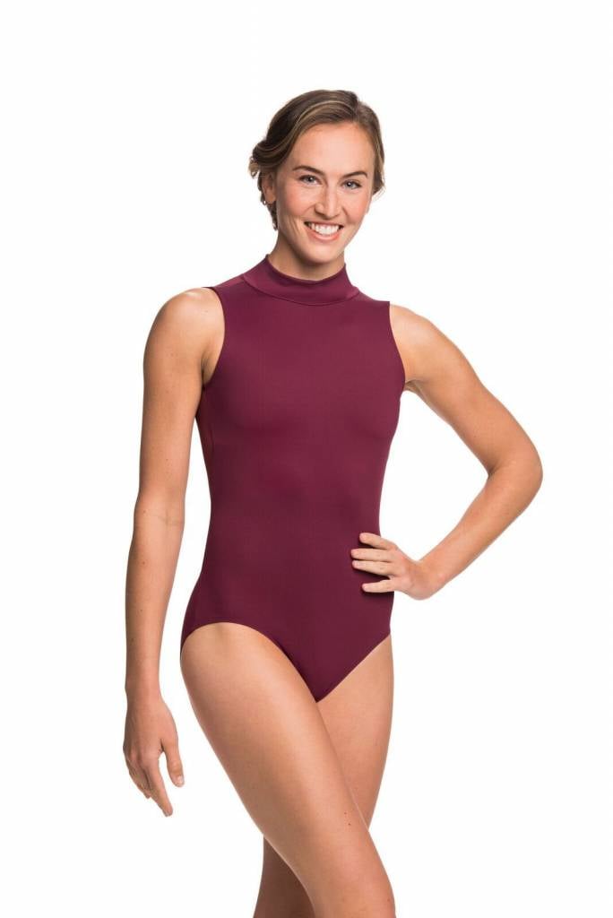 AinslieWear 125ME-Angelina Open Back With Mesh Leotard