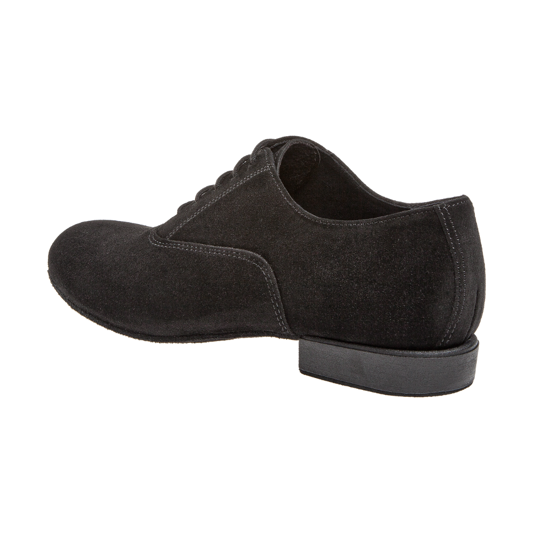 Diamant 180-025-001-Chaussures de Danse Homme 1"Semelle de Cuir Suède-NOIR