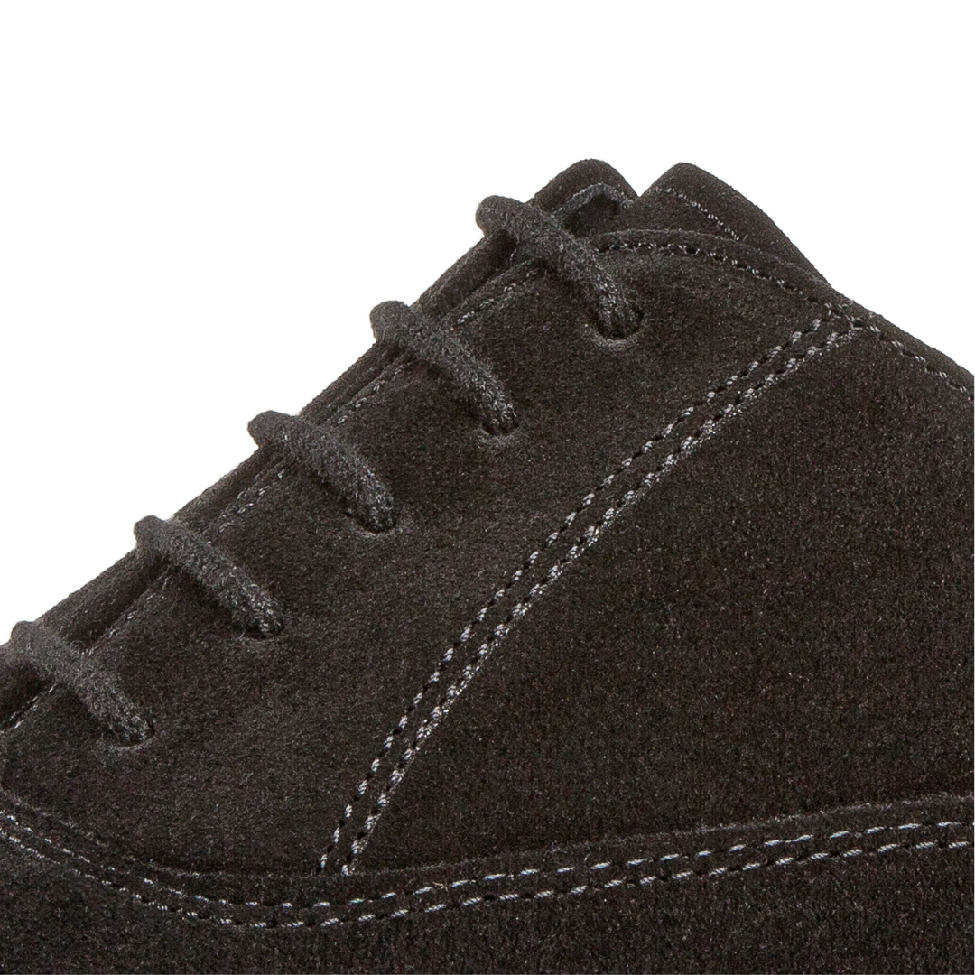 Diamant 180-025-001-Chaussures de Danse Homme 1"Semelle de Cuir Suède-NOIR