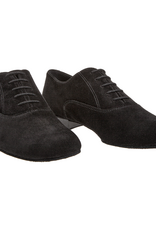 Diamant 180-025-001-Chaussures de Danse Homme 1"Semelle de Cuir Suède-NOIR