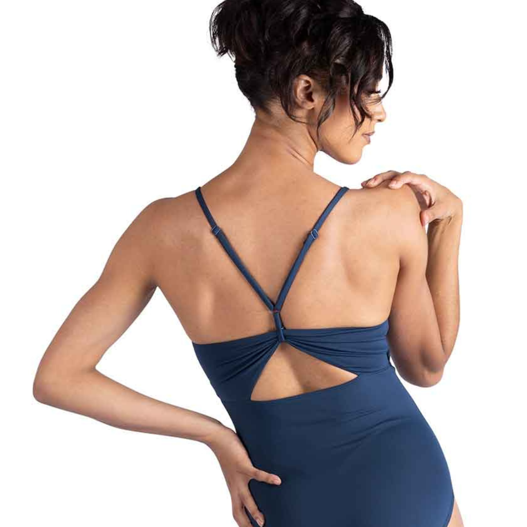 Danshuz 26102A-Lennox Leotard Bretelles Fines Pour Adulte