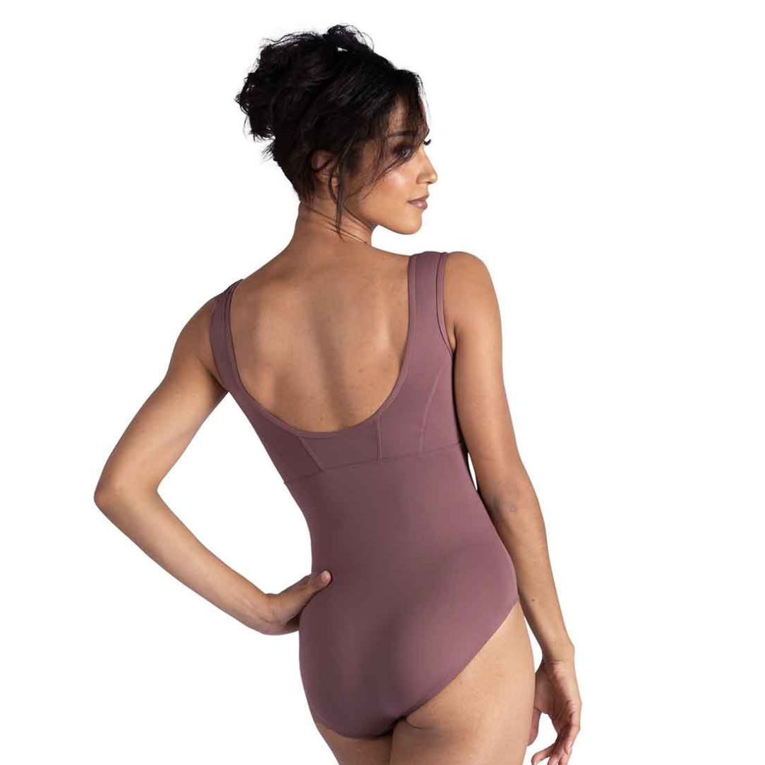 Danshuz 26105A-Harlowe Seamed Tank Leotard
