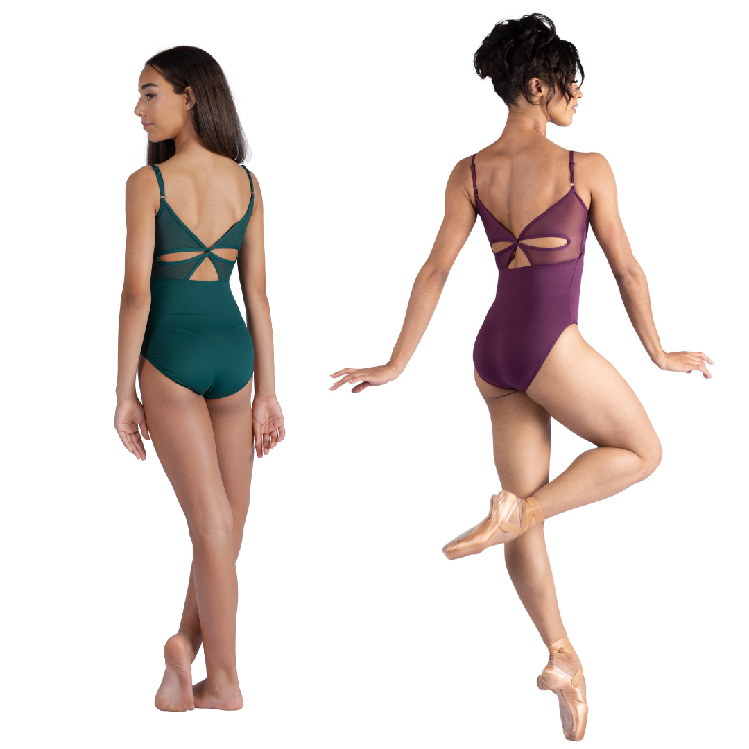 Danshuz 26122A-Angie Leotard Camisole Dos Trèfle