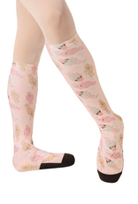 Capezio PC005-Capezio Chaussettes Casse-Noisette Hauteur Genou – Taille Unique