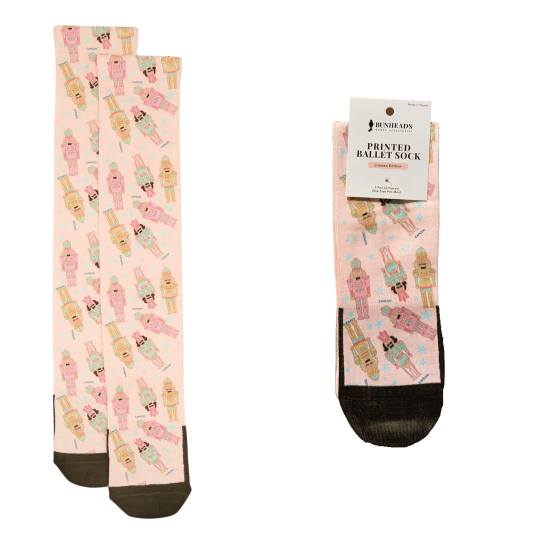 Capezio PC005-Capezio Chaussettes Casse-Noisette Hauteur Genou – Taille Unique