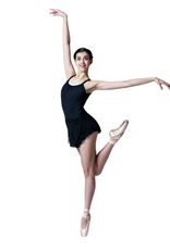 AK Dancewear AYLA-AK2in1 Reversible Skirt Pull-on in HANA Lace · Black