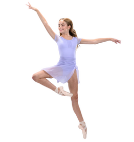 AK Dancewear KEIRA-Jupe Asymétrique à Enfiler LuxMesh™