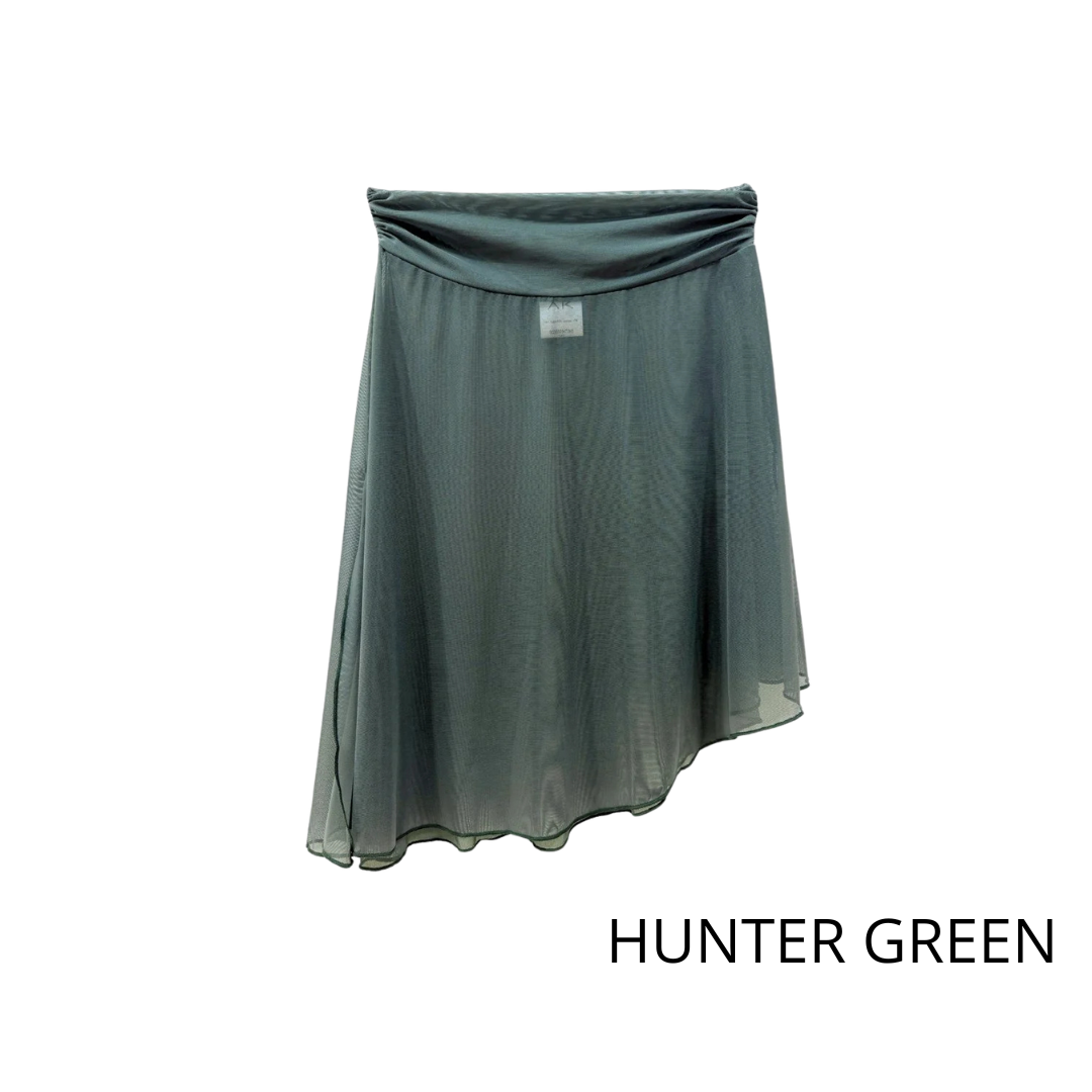 AK Dancewear KEIRA-LuxMesh™ Asymmetrical Pull-On Skirt