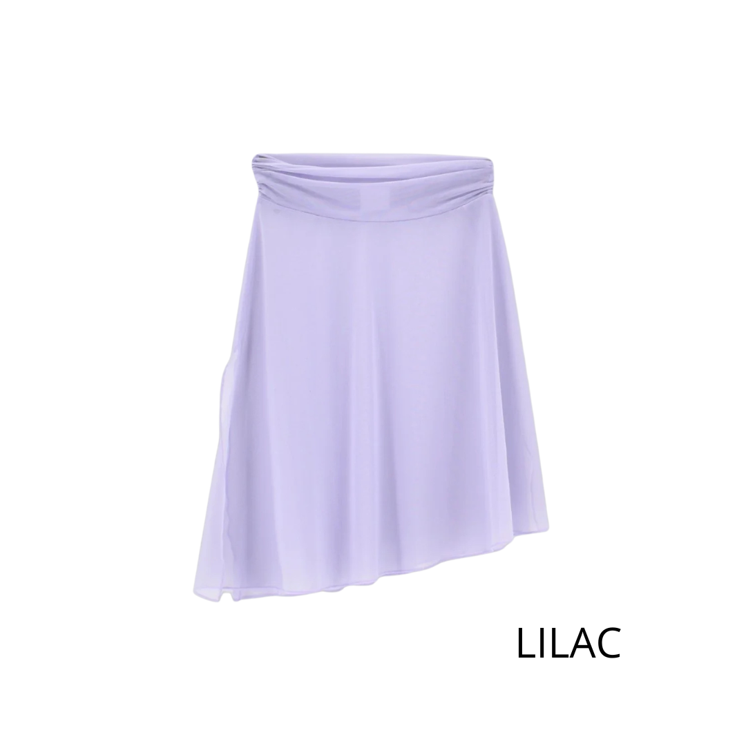 AK Dancewear KEIRA-Jupe Asymétrique à Enfiler LuxMesh™