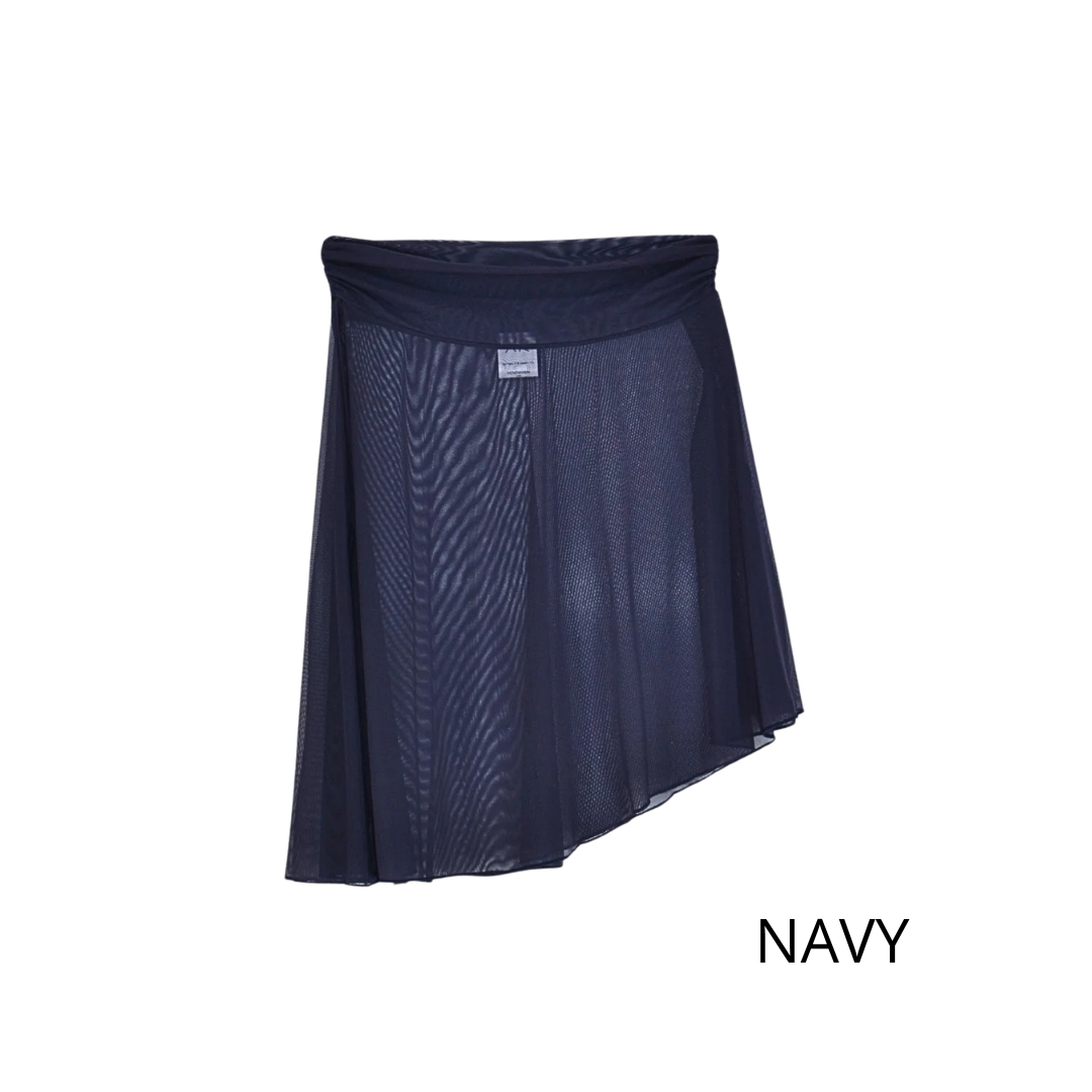 AK Dancewear KEIRA-LuxMesh™ Asymmetrical Pull-On Skirt