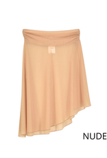 AK Dancewear KEIRA-Jupe Asymétrique à Enfiler LuxMesh™