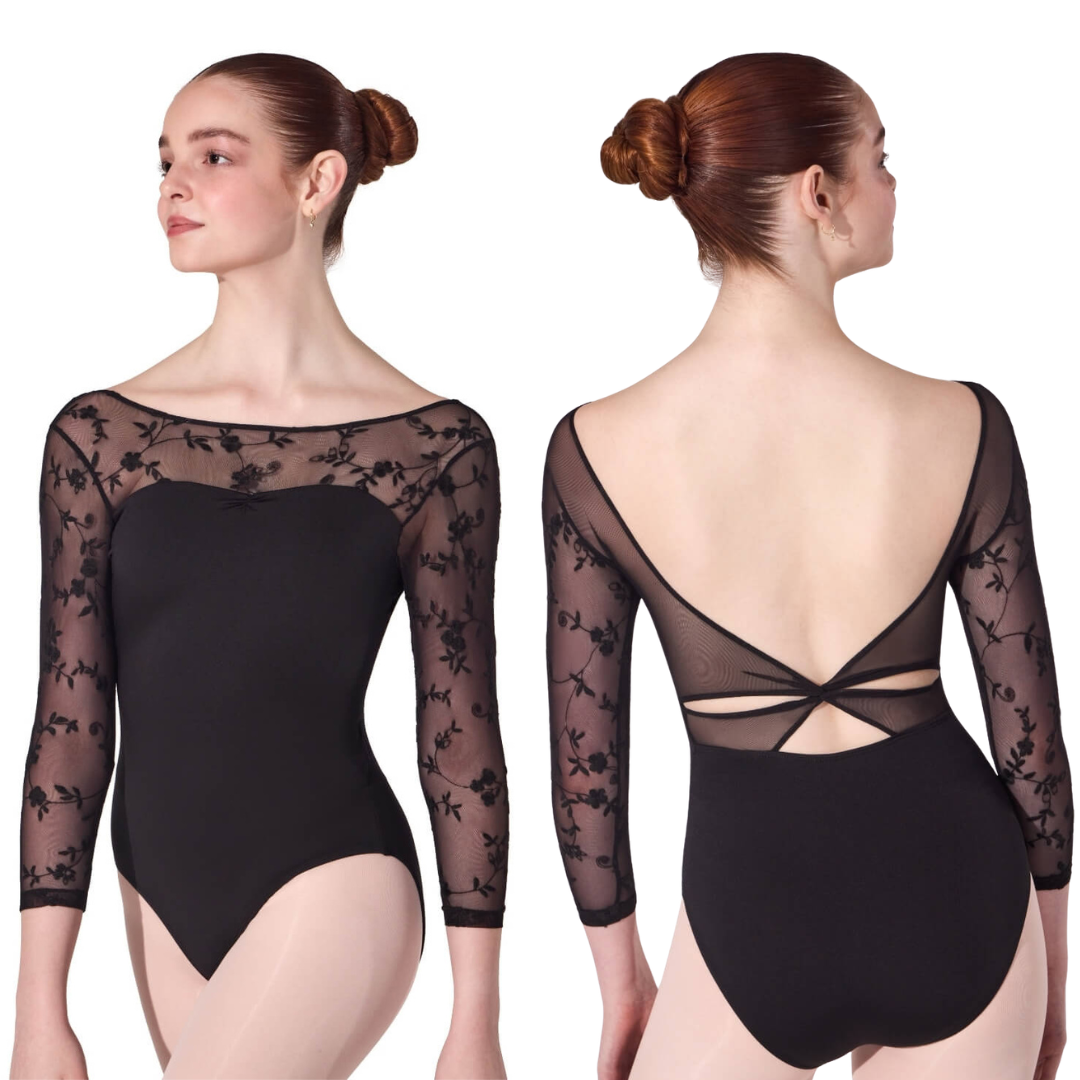 Capezio F12814W-Lace Elan Grace Leotard