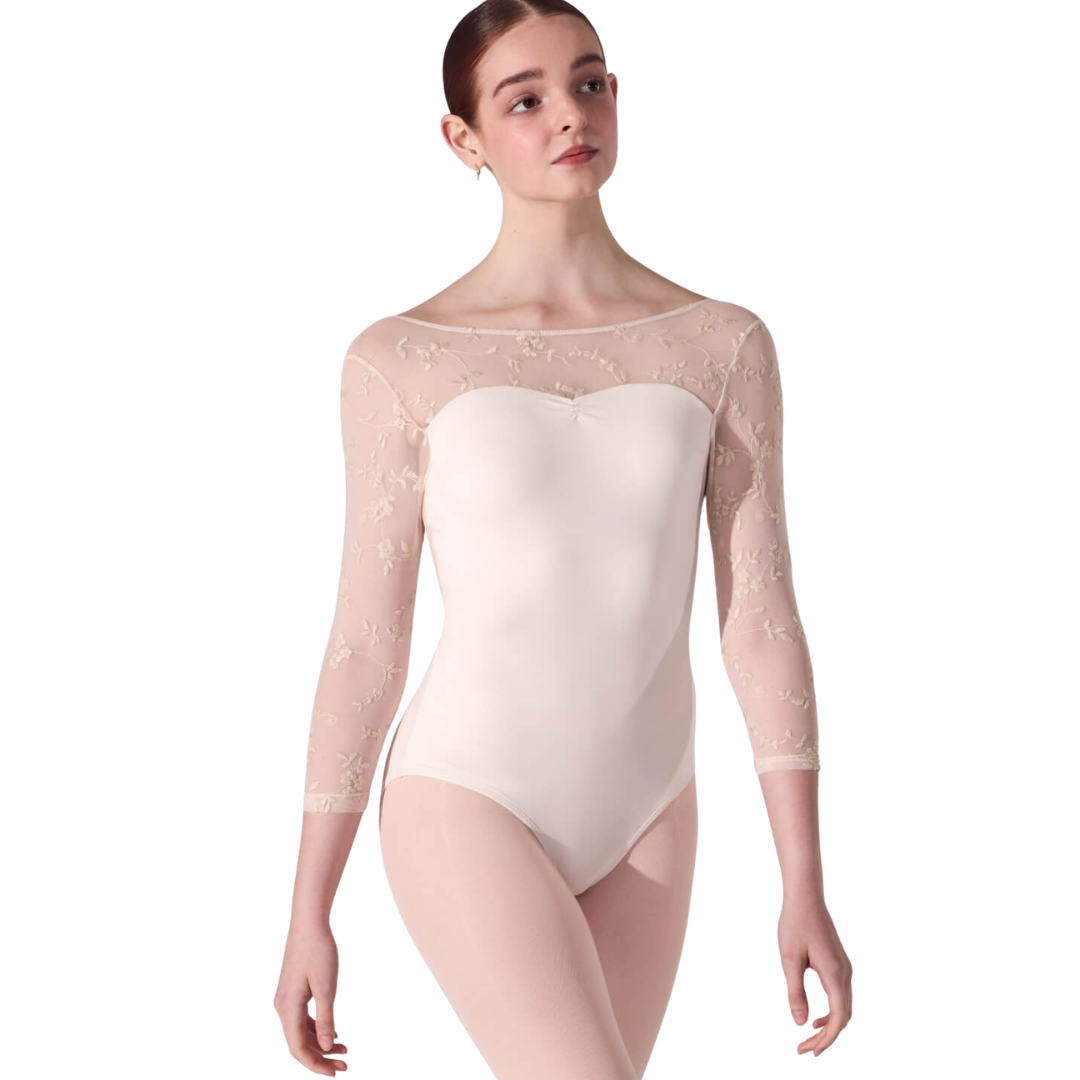 Capezio F12814W-Lace Elan Grace Leotard