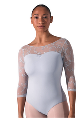 Capezio F12814W-Leotard Elan Grace en Dentelle