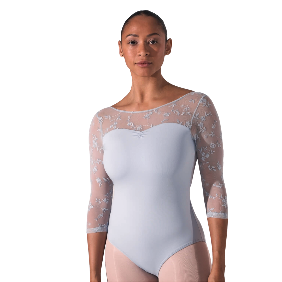 Capezio F12814W-Leotard Elan Grace en Dentelle
